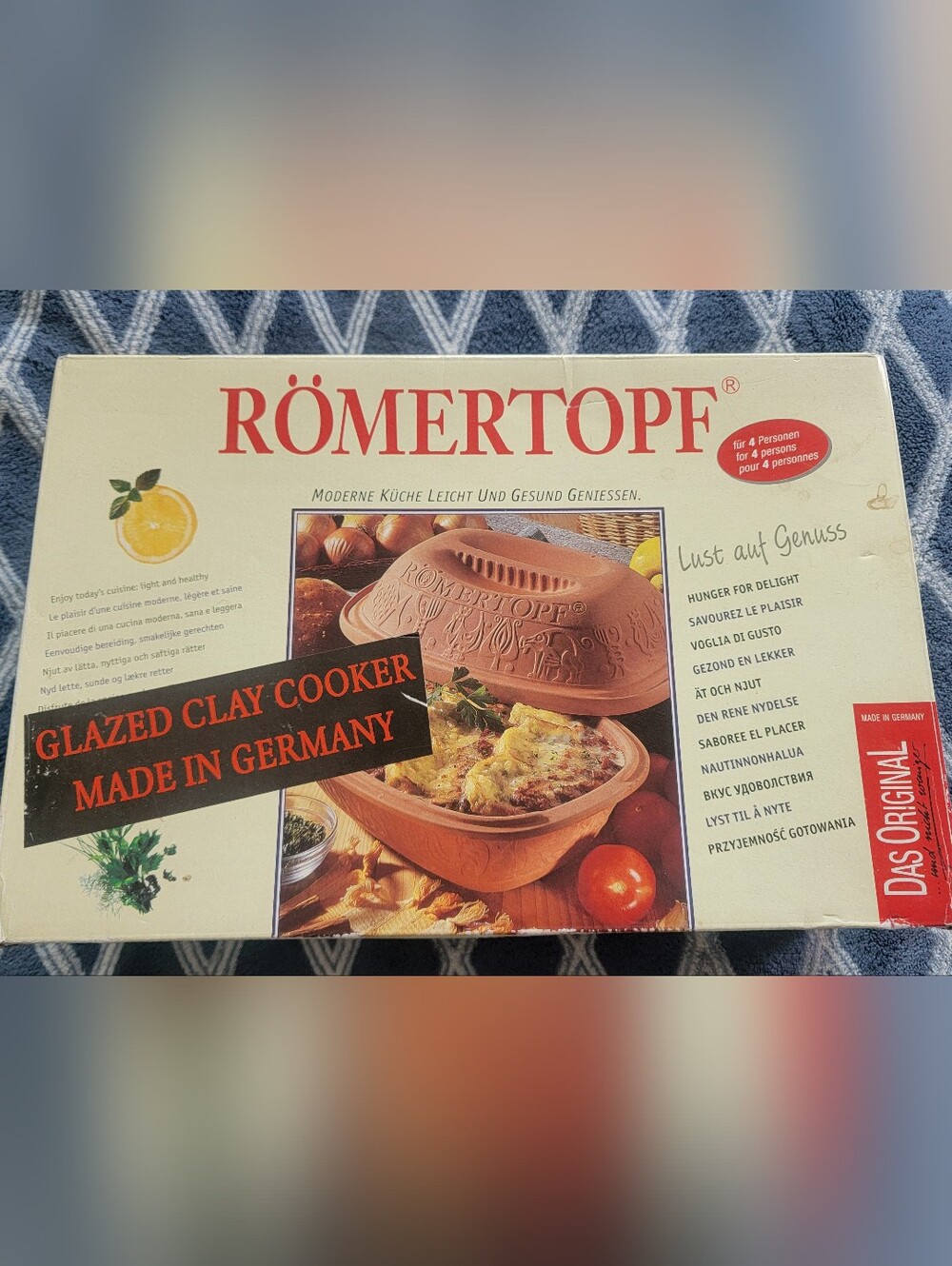 Rompertoft German glazed clay cooker
